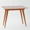 Ragaba Tischkonsole, MDF & Massives Eschenholz Eichenbeize, 90 x 45 x 76 cm, Braun Beige Bild 2