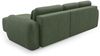 Ecksofa Schlafsofa Sofa GASTON in Stoff Puente Grün Ottomane Rechts Bild 3