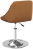 vidaXL Esszimmerstühle 4 Stk. Drehbar Braun Samt [3088756] Bild 5