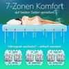 AQUADELUXE 7 Zonen Wendematratze 150 x 200 x ca. 16 cm H4/H5 Bild 4