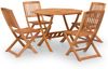 vidaXL 5-tlg. Garten-Essgruppe Massivholz Akazie 3152902 Bild 2