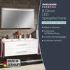 FACKELMANN B.CLEVER LED Spiegelschrank 120 cm breit, Weiß, 2 Türen Bild 2