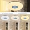 JDONG LED Deckenleuchte Dimmbar mit Bluetooth Lautsprecher 30cm/40cm/50cm, LED Deckenlampe mit Fernbedienung oder APP-Steuerung, 3000-6500K RGBW Farbwechsel, Musikwiedergabe für Schlafzimmer Badezimmer Wohnzimmer Bild 3