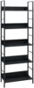 vidaXL Bücherregal 5 Regalböden Schwarz 60x27,6x158,5 cm Holzwerkstoff 288226 Bild 2