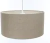 BPS Koncept 0E0-189-70 Hängeleuchte BOHO ELEGANT E27 1x40W Hanf natürlich auf PVC-Kunststoff grau H:100cm Ø70cm dimmbar Bild 5