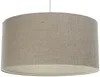 BPS Koncept 0E0-189-70 Hängeleuchte BOHO ELEGANT E27 1x40W Hanf natürlich auf PVC-Kunststoff grau H:100cm Ø70cm dimmbar Bild 1