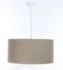 BPS Koncept 0E0-189-70 Hängeleuchte BOHO ELEGANT E27 1x40W Hanf natürlich auf PVC-Kunststoff grau H:100cm Ø70cm dimmbar Bild 2