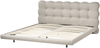 Bett mit Lattenrost Stoff SOULISSE 180 x 200 cm Beige Bild 4