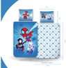 MTOnlinehandel Kinderbettwäsche Spidey & Friends "Helden der Nacht", Geschenkidee, 100% Baumwolle, 2 teilig, Winterbettwäsche kuschelig und weich für Jungen und Mädchen Bild 3
