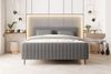 99rooms Lucio Boxspringbett Boucle-Stoff ANTHOLOGY Grau 180x200 cm Bild 2