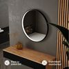 Planetmöbel Dekospiegel Spiegel VELUNA rund 60 - 100 cm (3000-6500k), für Badezimmer, Flur oder Garderobe Bild 3