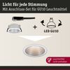 Paulmann No. 93398 Einbauleuchte Cole GU10 max. 10W Weiß Silber matt Bild 3
