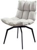 KAWOLA Esszimmerstuhl BARO Drehstuhl Stoff weiß 86 x 65 x 54 cm Bild 3