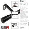 Deco-Raum® Gardinenstange Liya 19mm | Länge: 140cm | Material: Metall | Farbe: Schwarz Bild 3