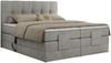 Elektrisches Bett, Boxspringbett mit Multipocket-Matratzen und Elektrisch verstellbare - VITTORIA - 200 x 200 cm - Hellgrau Stoff - H3 Bild 5