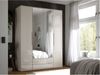 Kleiderschrank self Jenna, Holzwerkstoff, Beige, 160 x 208 x 57 cm Bild 3