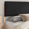 vidaXL Bettgestell mit gepolstertem Kopfteil Schwarz 180 x 200 cm 3398111 Bild 3