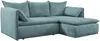 Vente-unique - Ecksofa mit Schlaffunktion - Ecke Rechts - Cord - Blau - TEODORA Bild 3