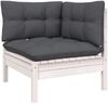 vidaXL 13-tlg. Garten-Lounge-Set mit Anthrazit Kissen Kiefernholz 3096071 Bild 4