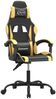 vidaXL Gaming-Stuhl Schwarz und Golden Kunstleder [3143868] Bild 2