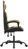 vidaXL Gaming-Stuhl Schwarz und Golden Kunstleder [3143868] Bild 4