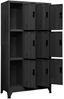 vidaXL Schließfachschrank Anthrazit 90 x 45 x 180 cm Stahl Bild 3