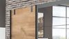 Schwebetürenschrank MALMÖ 3-trg. Plankeneiche graphit 270 Bild 4