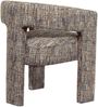 Livin Hill Gepolsterter Stuhl mit Armlehne Leith Bunt Melange Dunkel LET71MB 75 x 58 x 62 cm Bild 4