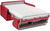 Vente-unique - CALIFE Sofa Kunstleder Rot - B 223 cm94 cm x H 85 cm x L 150 cm Bild 3