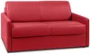 Vente-unique - CALIFE Sofa Kunstleder Rot - B 223 cm94 cm x H 85 cm x L 150 cm Bild 2