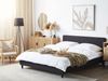 Polsterbett 'FITOU' Schwarz 160x200 cm Stoff Leinenoptik mit Beleuchtung Bild 3