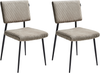 Esszimmerstuhl 2er Set STURGIS Cord Taupe Bild 4