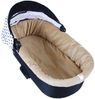 BabyLux Kinderwagen-Bezug BABYLUX Nestchen für Kinderwagen BABYWANNE + Matratze 2 Tlg Set, W103 Velvet Beige Bild 5