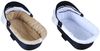 BabyLux Kinderwagen-Bezug BABYLUX Nestchen für Kinderwagen BABYWANNE + Matratze 2 Tlg Set, W103 Velvet Beige Bild 2