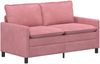 vidaXL Sofa Set 2 pcs Rosa Samt 3417148 Bild 4