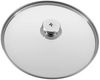 KLAMER Pfannendeckel 28 cm, Edelstahl Universal-Pfannendeckel für Pfannen und Töpfe, Glasd…, Fingerschutz, Spritzschutz, Spülmaschinen geeignet Bild 5