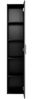 Badplaats Badezimmerschrank Pluto 30 x 30 x 150 cm Schwarz Matt - Hoch Badschrank mit 1 Tür Bild 2