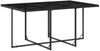 vidaXL 7-tlg. Garten-Essgruppe mit Kissen Schwarz Poly Rattan 3210727 Bild 3