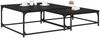 vidaXL Couchtisch 2 pcs Schwarz Eichen-Optik Holzwerkstoff 881895 Bild 3