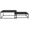 vidaXL Couchtisch 2 pcs Schwarz Eichen-Optik Holzwerkstoff 881895 Bild 5