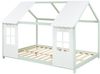 Halboffenes Kinderbett Tostedt 140x200cm Mintgrün/Weiß [en. casa] Bild 2