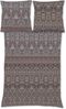 Fleuresse Davos Biber Bettwäsche 135x200 Ornamente Streifen braun grau 434306-7 Bild 4