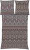 Fleuresse Davos Biber Bettwäsche 135x200 Ornamente Streifen braun grau 434306-7 Bild 5