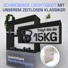 Wandregal Karo Schweberegal aus Holz Schwarz Bild 5