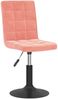 vidaXL Esszimmerstühle 4 Stk. Drehbar Rosa Samt [3089294] Bild 3