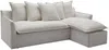 Vente-unique - PENIOLA Sofa StoffStoff BeigeWeiß - B 165 cm x H 97 cm x L 260 cm Bild 4