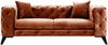 2-Sitzer-Sofa, 'Como', 73 x 90 x 197, Orange Bild 5