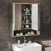 Badspiegelschrank Eden Grün/Artisan 70 x 77.5 cm mit 3 Spiegeltüren Vicco Bild 4