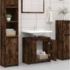 vidaXL Badschrank Räuchereiche 60x33x61 cm Holzwerkstoff 826357 Bild 3