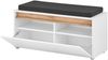INOSIGN Schuhbank GIRON/ CiTY, Schuhschrank mit Klappe, Sitzbank in Wotan Eiche, viel Stauraum, inklusive Sitzkissen, 100 cm breit Bild 4
